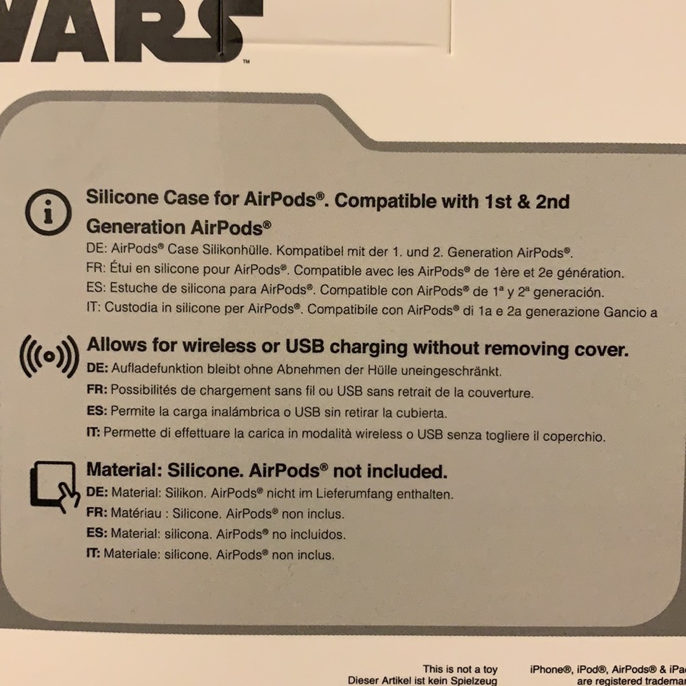 Disney Star Wars Stormtrooper Apple AirPods case - Picture 4 of 4